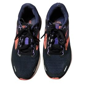 Brooks‎ Adrenaline GTS 22 Women's 7.5 Running Shoes Navy Purple Coral